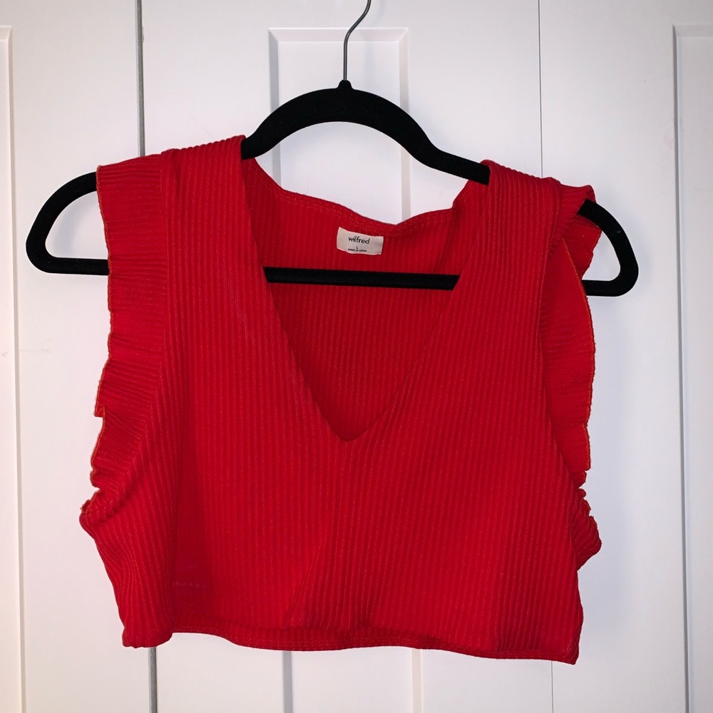 Wilfred Crop Top - Red